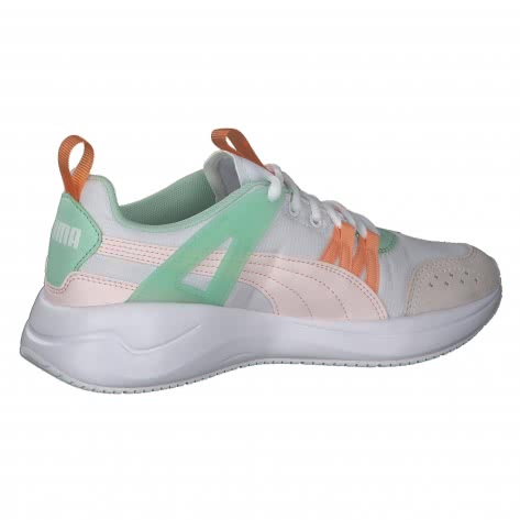 Puma Damen Sneaker Nuage Run Cage 372708-01 37.5 Puma White-Rosewater-Mist Green | 37.5