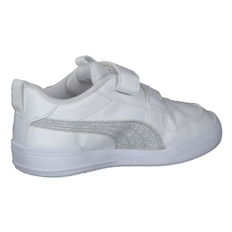 Puma Kinder Sneaker Multiflex Glitz FS V PS 384885-01 32 Puma White-Puma Silver | 32