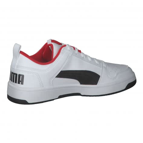 Puma Herren Sneaker Rebound LayUp Low SL 369866-01 40.5 Puma White-Puma Black-High Risk Red | 40.5