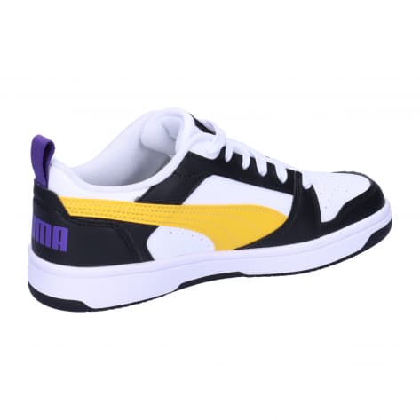 Puma Kinder Sneaker Rebound V6 Lo Jr 393833-23 38.5 PUMA Black-Yellow Sizzle-PUMA White | 38.5