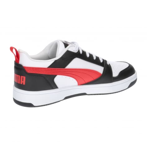 Puma Unisex Sneaker Rebound v6 Low 392328-04 48 Puma White-For All Time Red-Black | 48