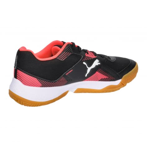 Puma Unisex Hallenschuhe Solarflash II 106882-06 44.5 Puma Black-Fire Orchid-White-Gum | 44.5