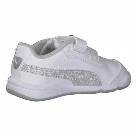 Puma Kinder Sneaker Stepfleex 2 SL VE 193622-02 21 White-Silver-Gray Violet | 21