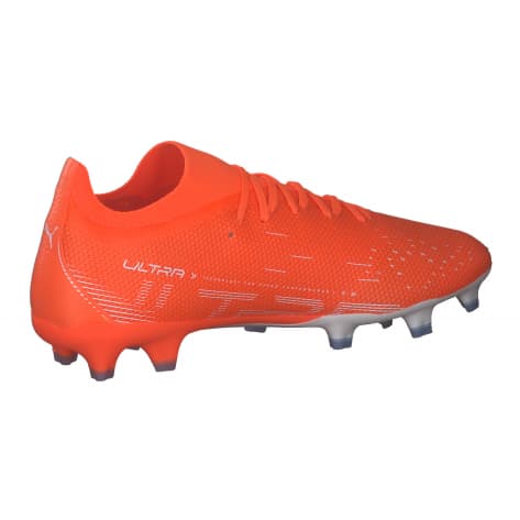 Puma Herren Fußballschuhe Ultra Match FG/AG 107217-01 46 Ultra Orange-Puma White-Blue Glimmer | 46