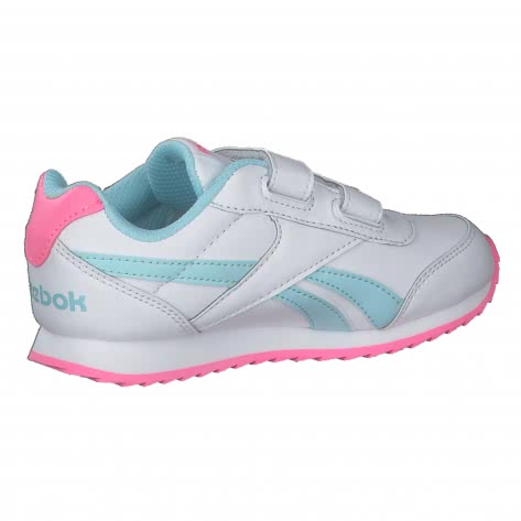 Reebok Mädchen Sneaker Classic Jogger 2 FZ2447 27.5 White/Digital Glow/Electro Pink | 27.5