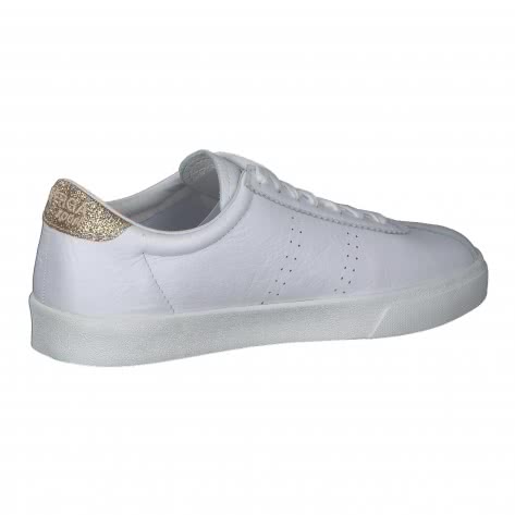 Superga Unisex Sneaker 2843 Club S Comfeaglitterw S111LQW-901 41 White-Gold-White-Yellow Gold | 41