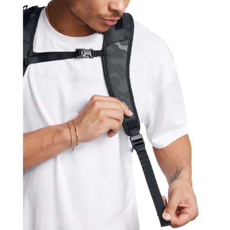 Under Armour Unisex Rucksack UA Hustle 6.0 Pro Backpack 1384671-002 Black2 | One size