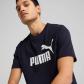 Puma Herren T-Shirt ESS No. 1 Logo Tee 682532-16 XXL New Navy | XXL