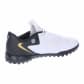 Nike Kinder Fußballschuhe Jr Phantom GX II Academy TF FJ2608-100 35 1/2 White/Black-MTLC Gold | 35 1/2
