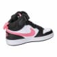 Nike Kinder Sneaker Court Borough Mid 2 (GS) CD7782-005 38 Black/Sunset Pulse-White | 38