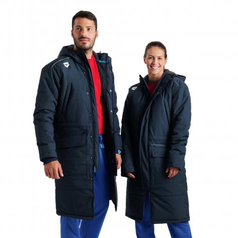 Arena Unisex Wärmemantel Team Parka Solid 004914-700 M Navy | M