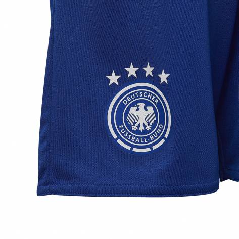 adidas Kinder DFB Torwart Mini Kit LS WM 2022 HC1296 92 Blue Rush | 92