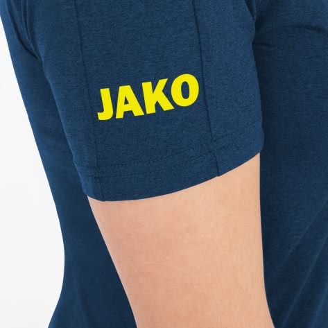 Jako Damen T-Shirt Challenge 6121-512 44 Marine Meliert/Neongelb | 44