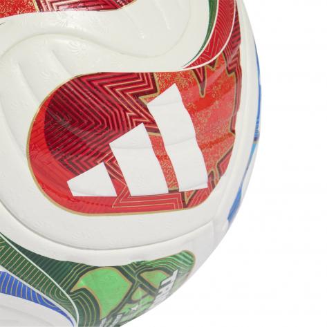 adidas Fussball WM 2026 Trionda Pro Ball JD8021 5 White/Solar Blue/Hi-Res Red/Lime | 5