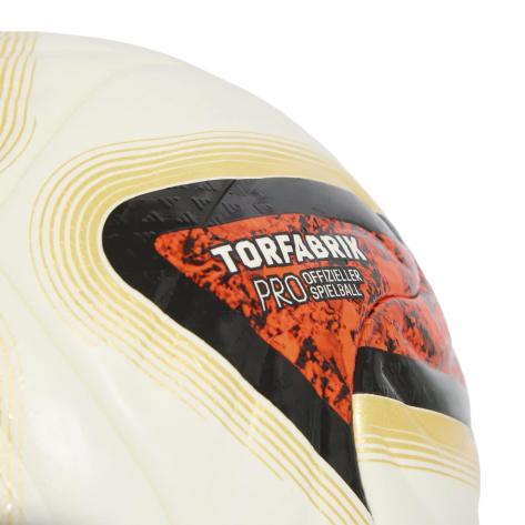 adidas Fussball Bundesliga 26/27 Torfabrik Pro Ball KG6037 5 White/Black/Solar Red | 5