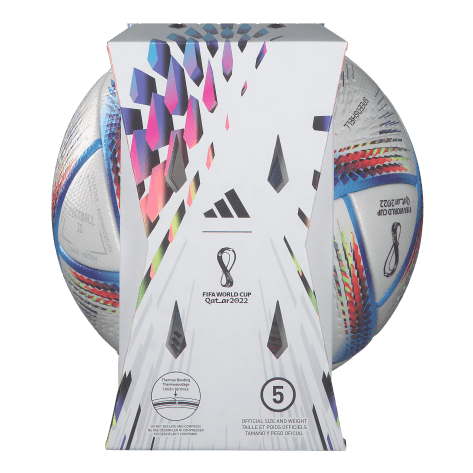 adidas Fussball Al Rihla Pro Football WM Qatar 2022 H57783 5 White/Panton | 5