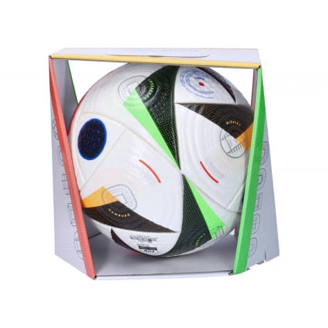 adidas Fussball EURO 24 PRO Fussballliebe IQ3682 5 White/Black/Glory Blue | 5