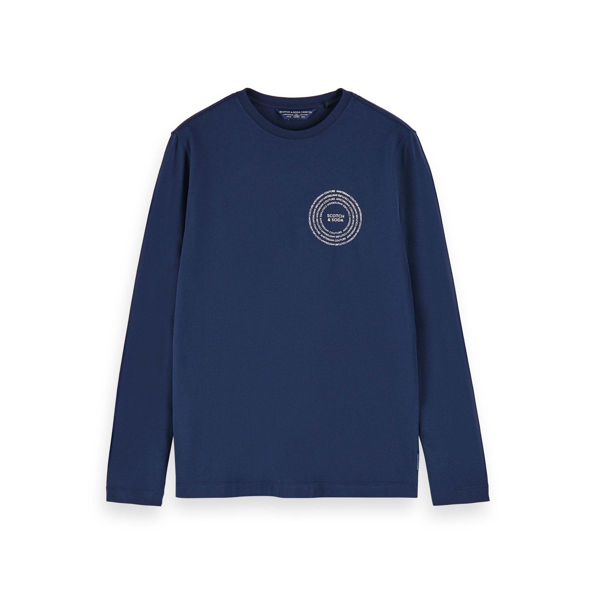 Scotch - Soda Herren Pullover Organic Cotton Longsleeve Tee 155326 7290₽
