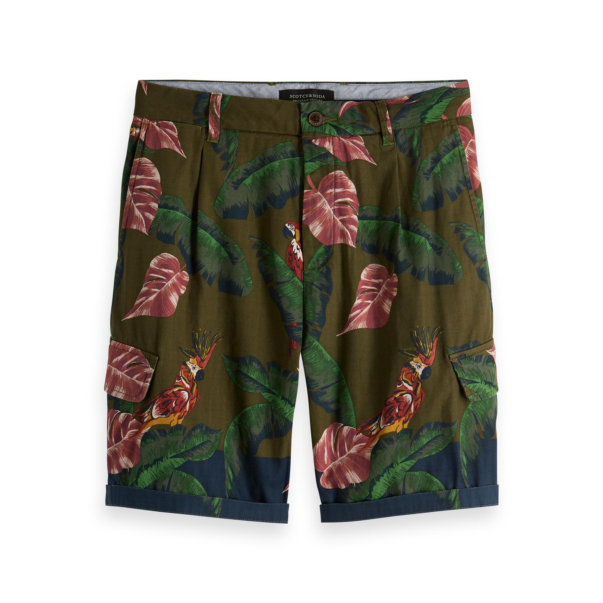 Scotch - Soda Herren Short All-Over Printed Cargo Short 148900