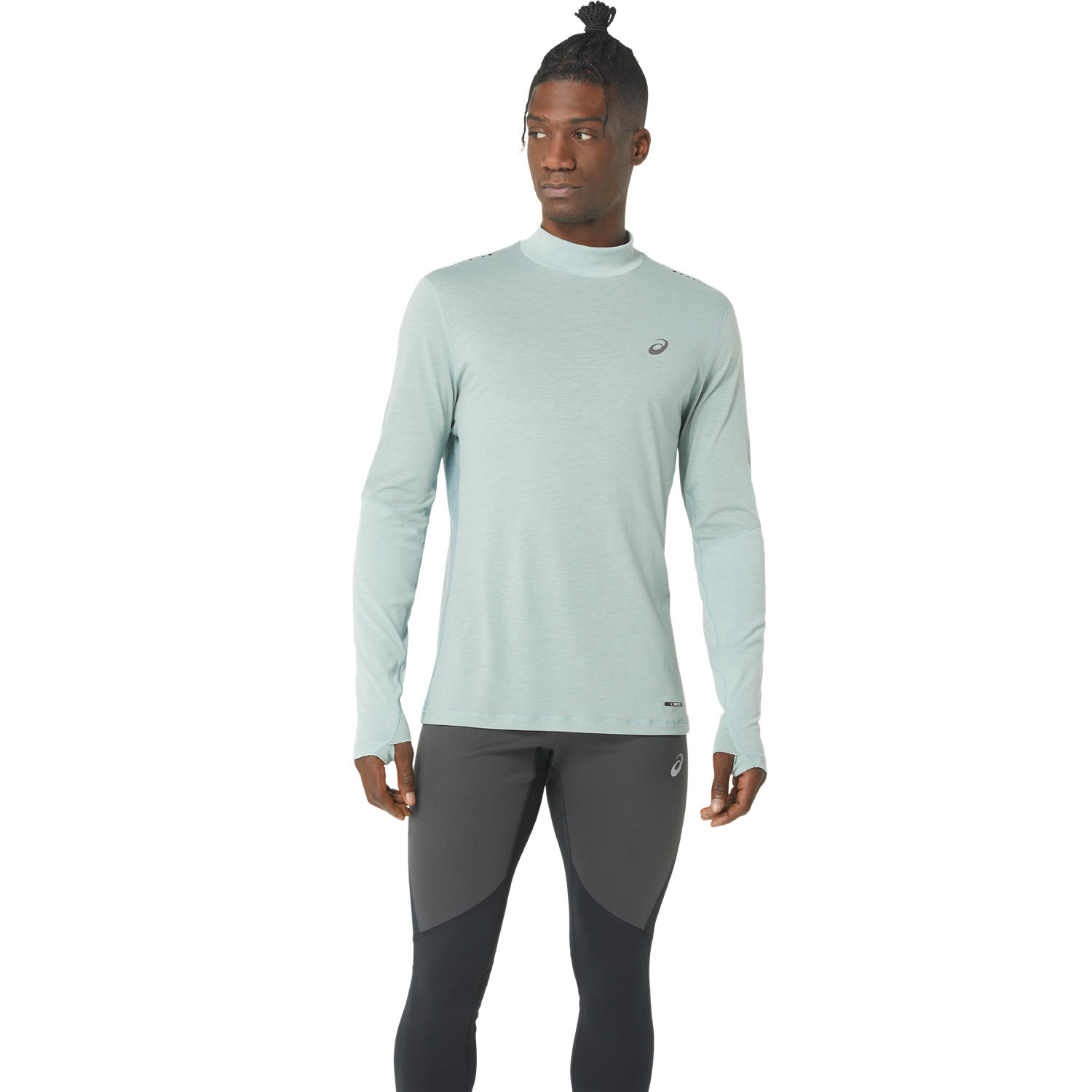 Asics Herren Laufshirt Metarun Mock Neck LS Top 2011C873 - Bild 2 von 4