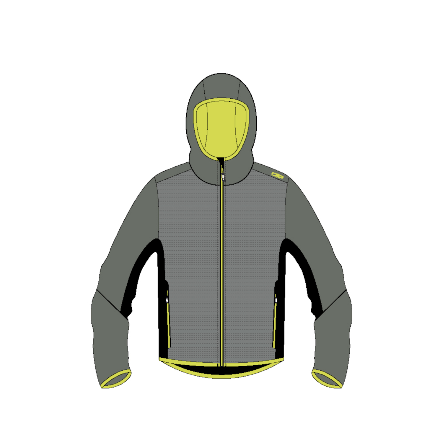 МУЖСКАЯ КУРТКА ИЗ ФЛИСА Herren Fleecejacke С ФИКСИРОВАННЫМ КАПЮШОНОМ 32M2257