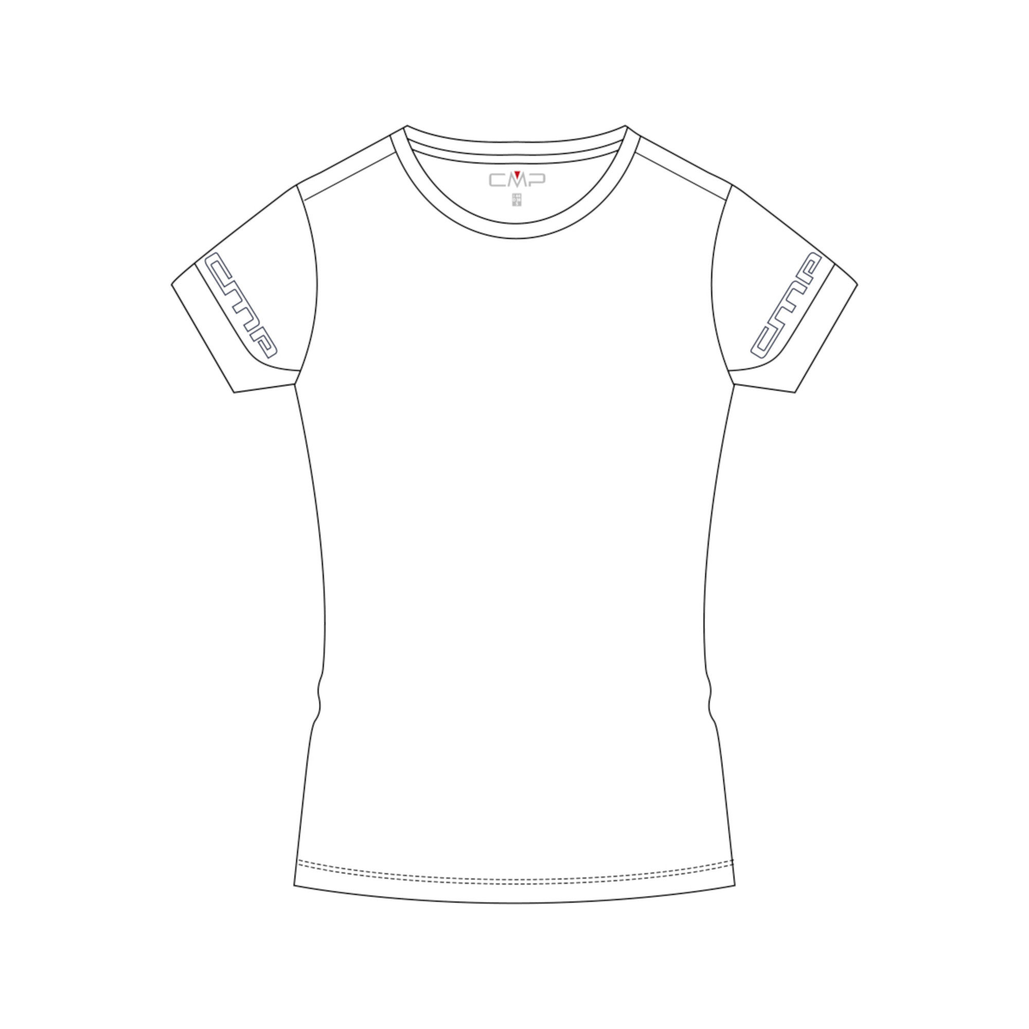 Футболка CMP Damen Женская футболка 33N6316 4090₽