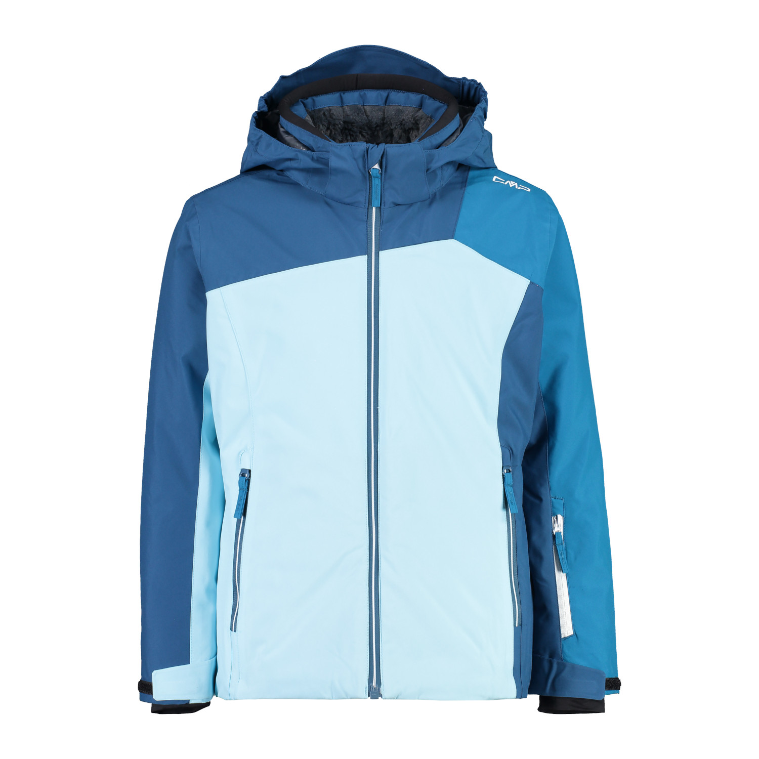 КУРТКА CMP Mädchen Skijacke KID G С ФИКСИРОВАННЫМ КАПЮШОНОМ 33W0615