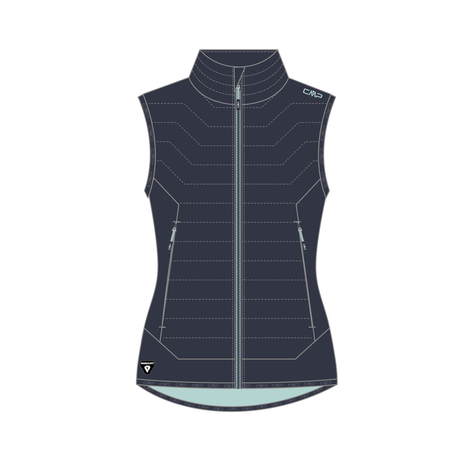 Breipatroon Damesvest in ajourpatroon