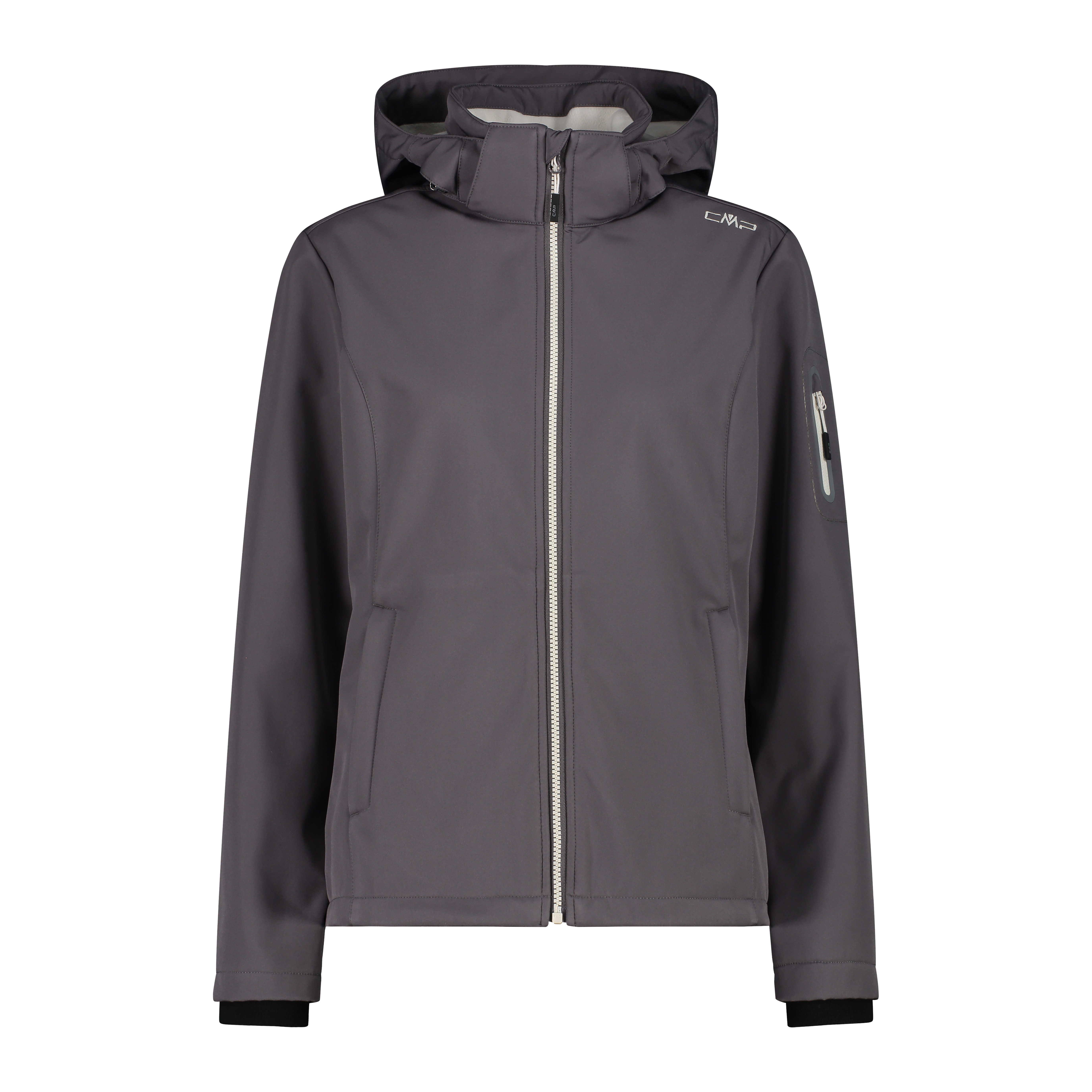 Chaqueta softshell mujer CMP Woman Jacket Zip Hood 39A5006 azul oscuro - Imagen 4 de 5