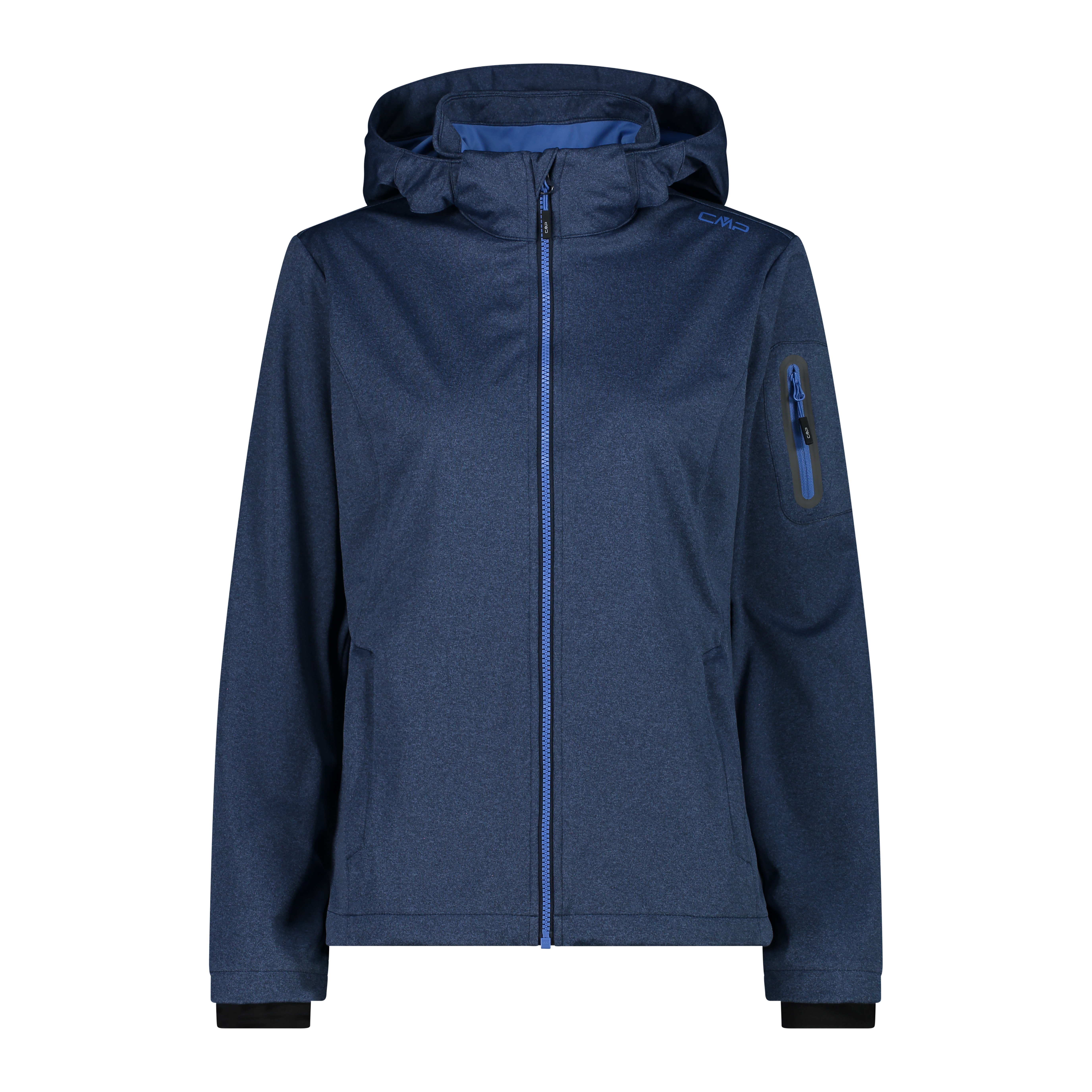 Женская куртка Damen Softshelljacke с капюшоном и застежкой на молнию 39A5016M Dunkelblau