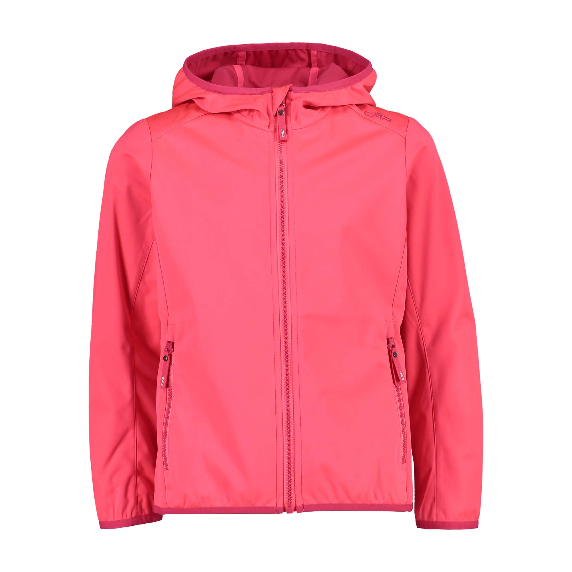 CMP Mädchen Softshelljacke Girl Jacket Fix Hood 39A5115 Rot - Bild 7 von 10