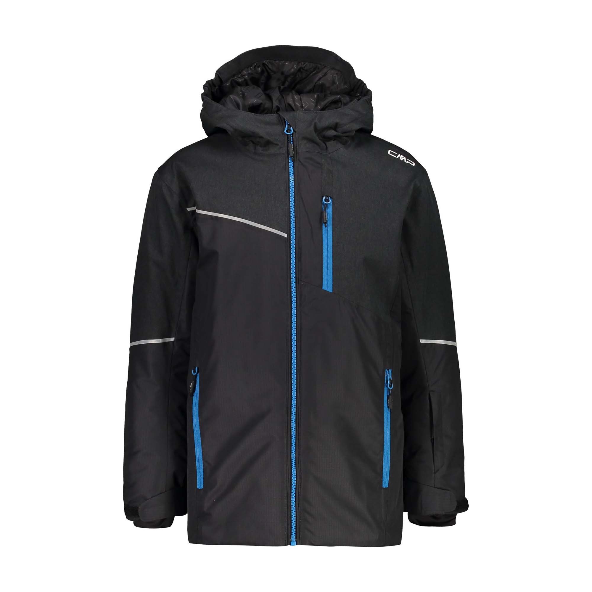 Длинная куртка для мальчика Jungen Skijacke с фиксированным капюшоном CMP 39W1884 5590₽