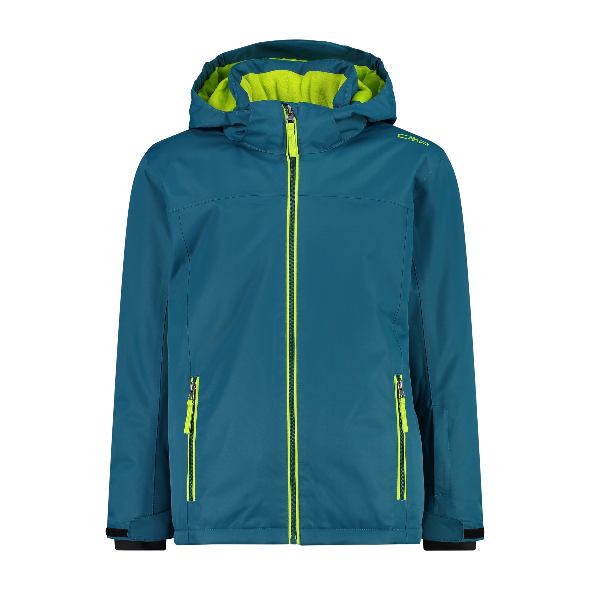 Куртка для мальчика Jungen Skijacke CMP с капюшоном на кнопках 39W1924 Mittelblau