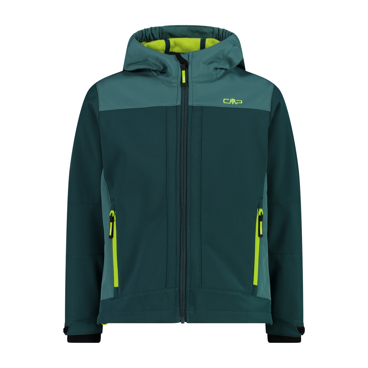 CMP Jungen Softshell Jacke Fix Hood 3A00094 Grün