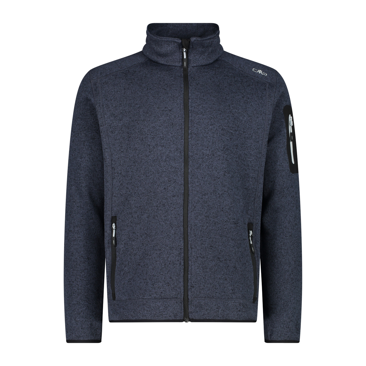 CMP Herren Fleece Jacke Knitted Jacket 3H60747 Schwarz 11490₽
