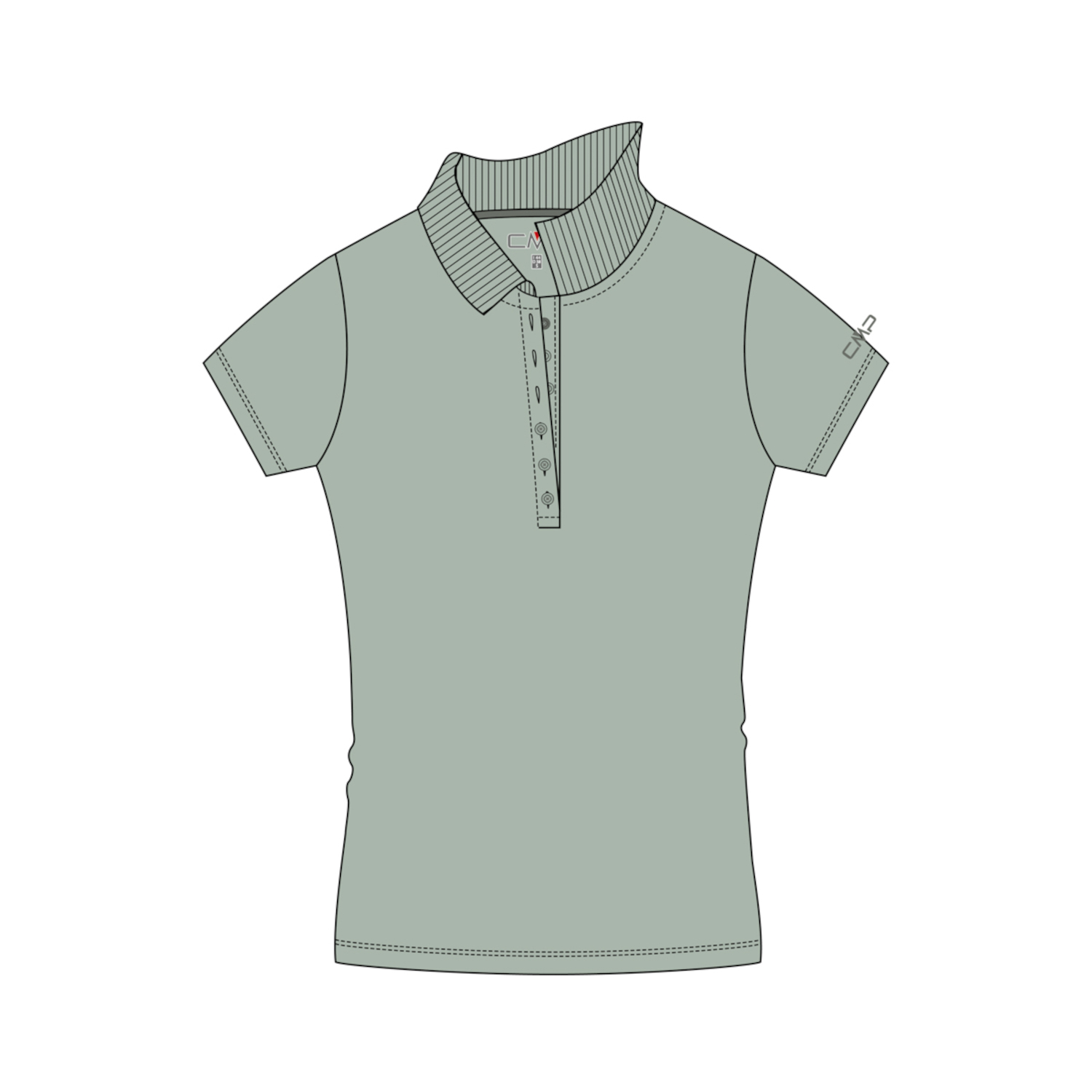 CMP Damen Poloshirt Woman Polo 3T59676 Grn 3390₽