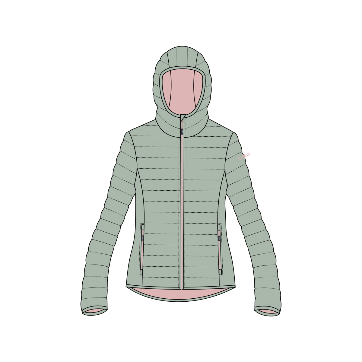 Верхняя одежда Damen Daunenjacke 3M Thinsulate 34Z5096