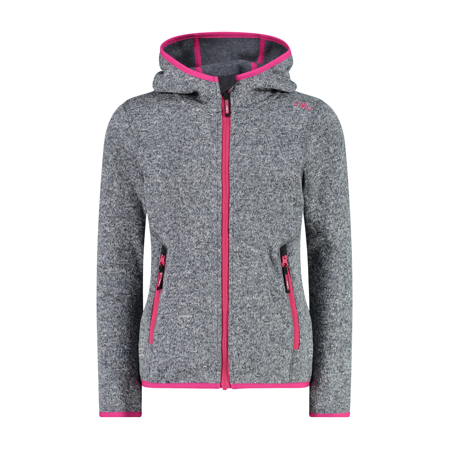 CMP Mdchen Fleece Jacket Fix Hood 3H19825 Шварц 4390₽