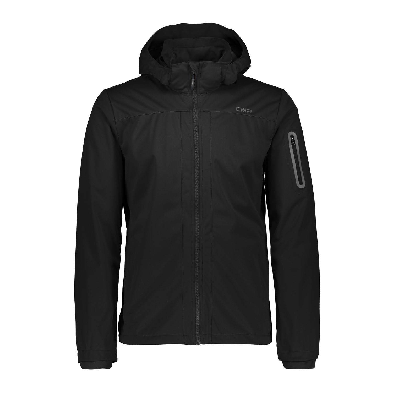 Мужская куртка CMP Herren Softshelljacke с капюшоном на молнии 39A5027 Schwarz