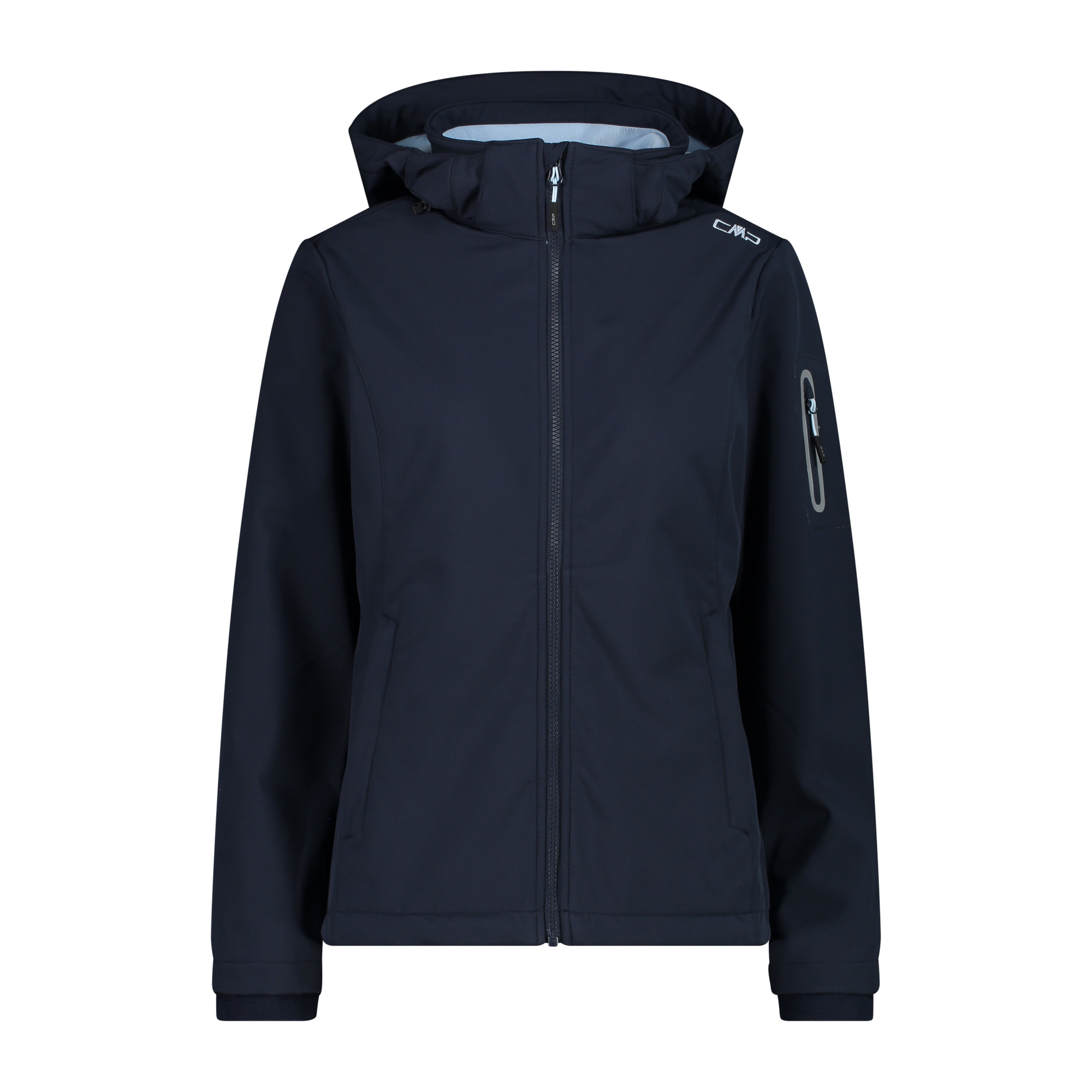 Женская куртка Damen Softshelljacke с капюшоном на молнии CMP 39A5006 Dunkelblau