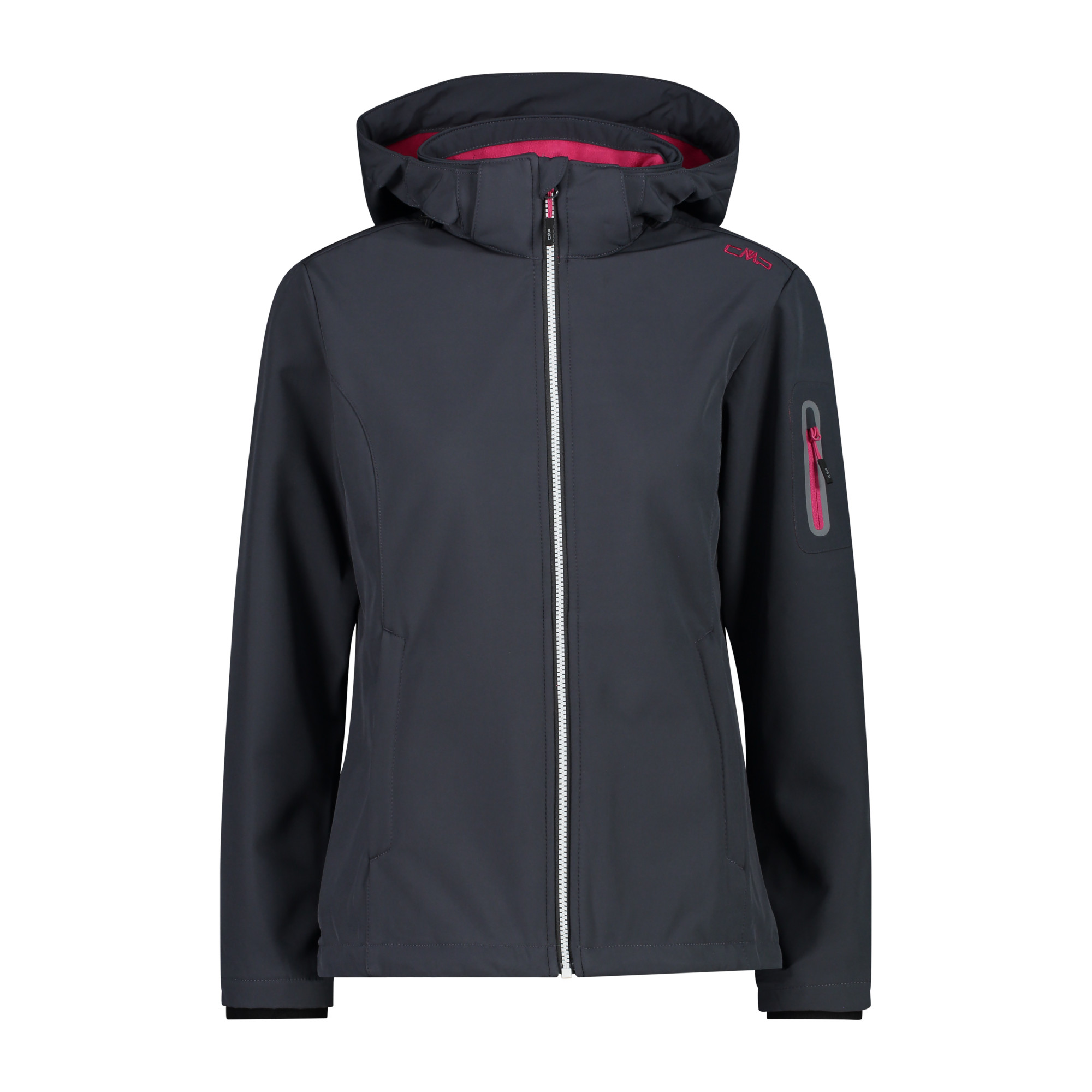 CMP Damen Softshelljacke Woman Jacket Zip Hood 39A5006 Rot
