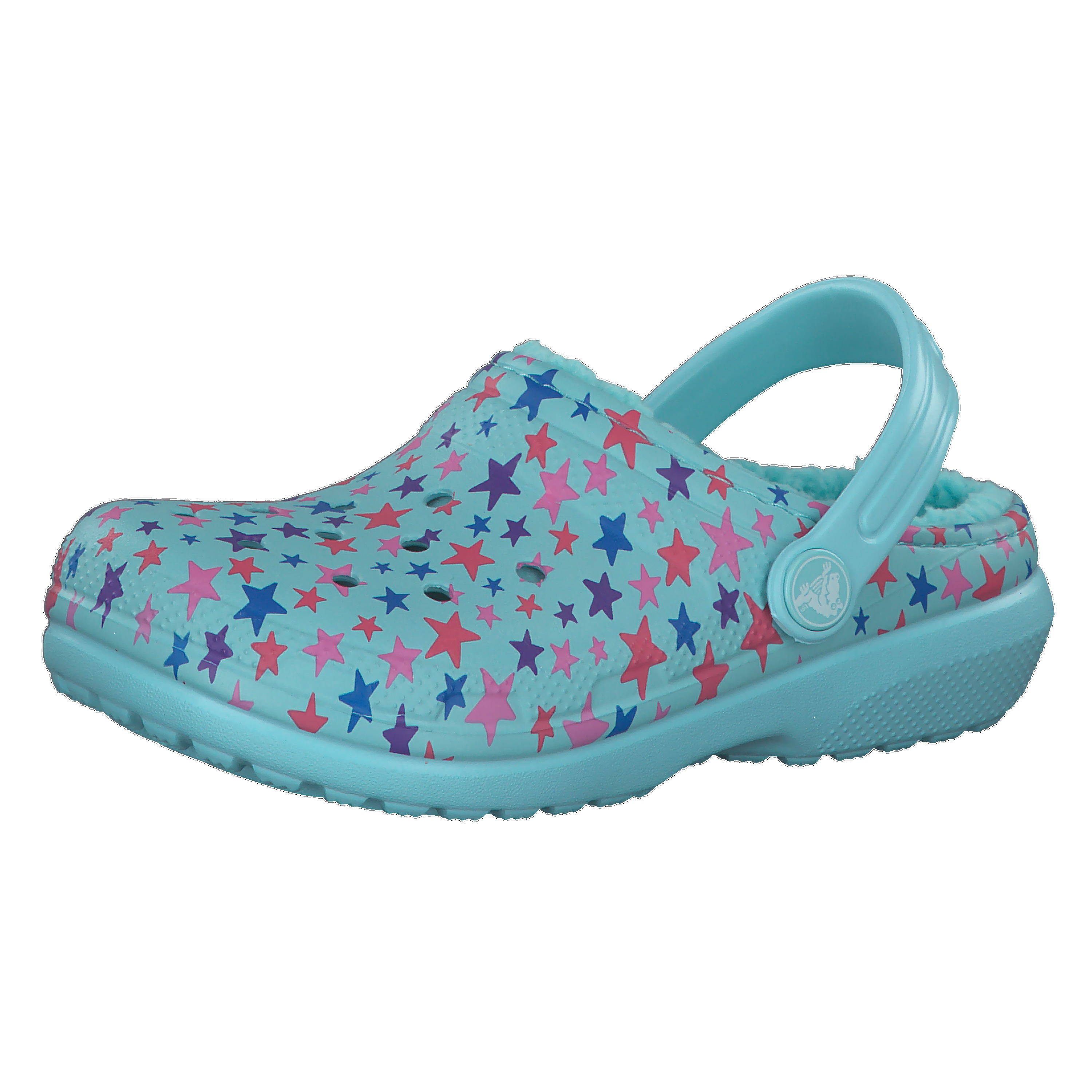 Классические сабо Crocs Kinder Schuhe на подкладке с принтом K 205815