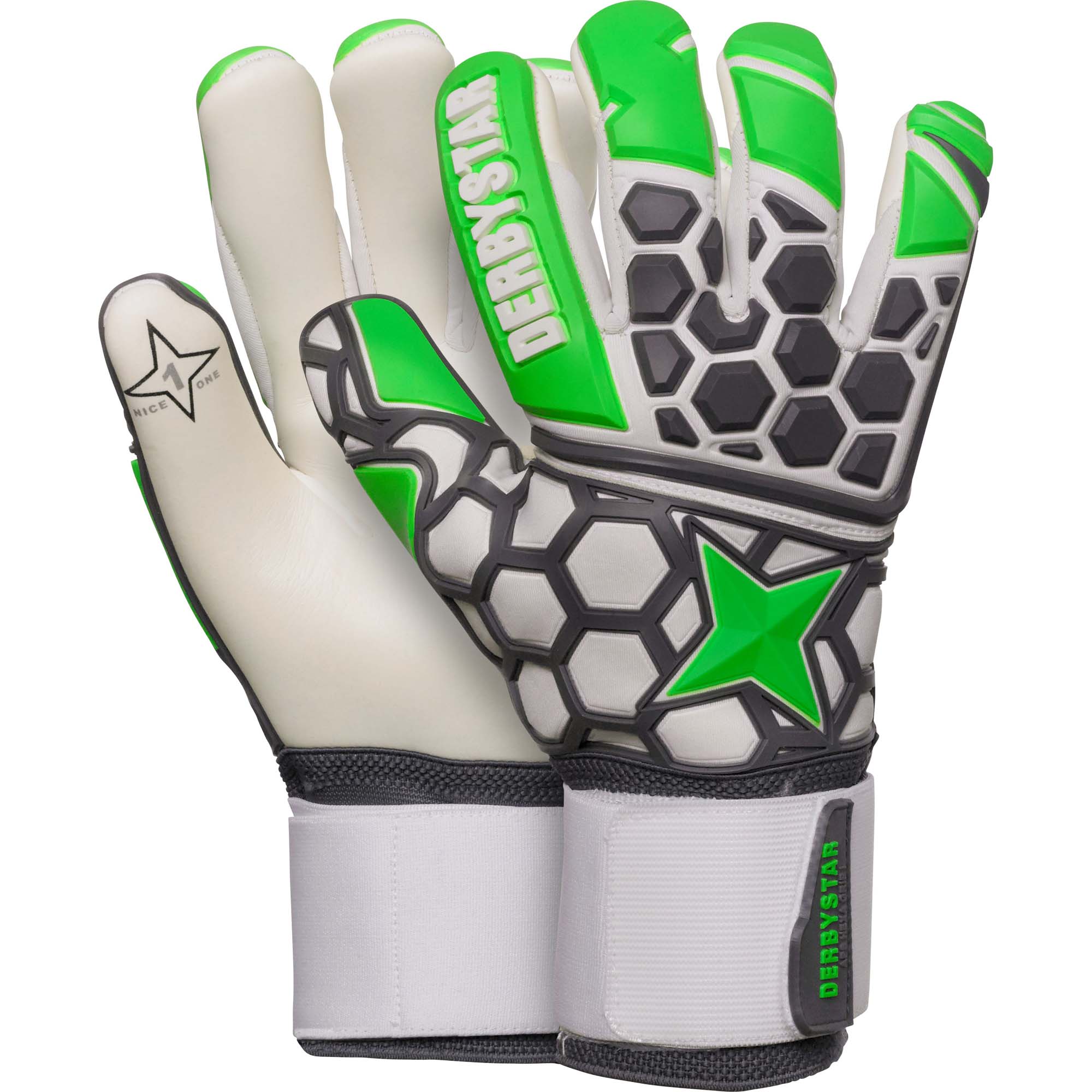 Derbystar Torwarthandschuhe APS Hexagrip Pro II с рукояткой из нержавеющей стали