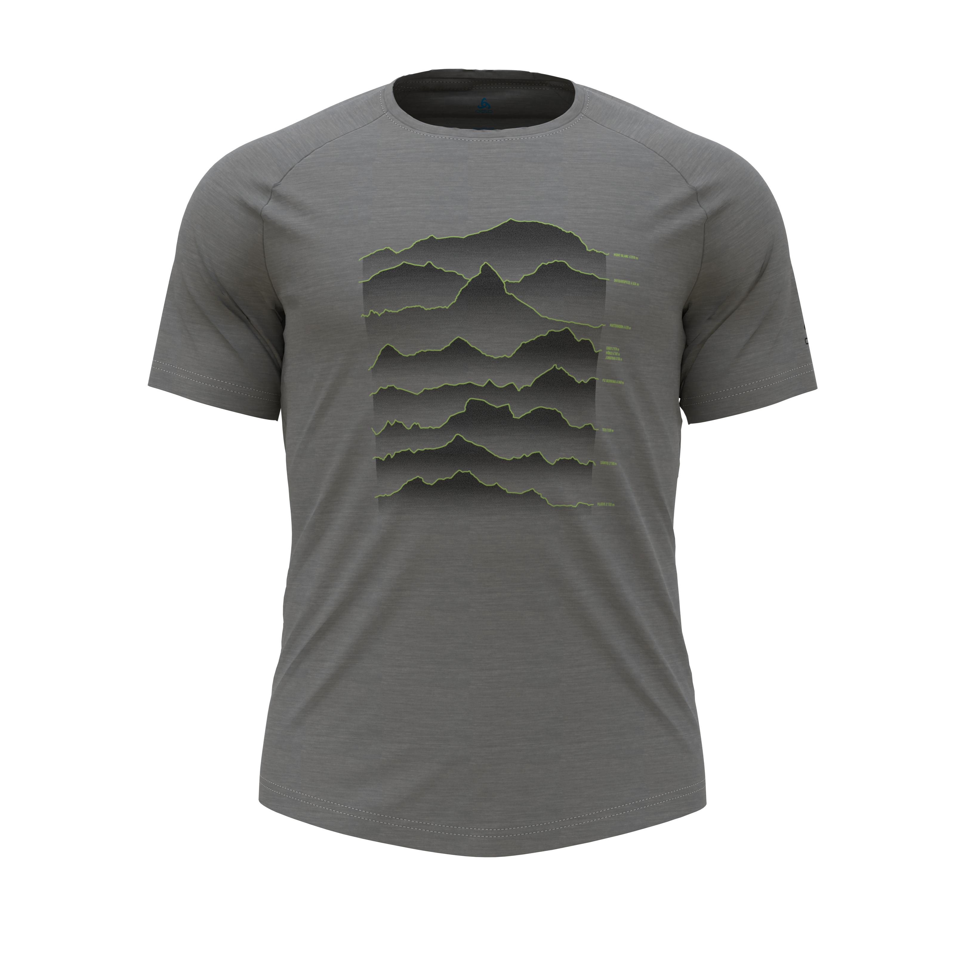 Футболка Odlo Herren Ascent Performance с круглым вырезом s/s Shirt 551262