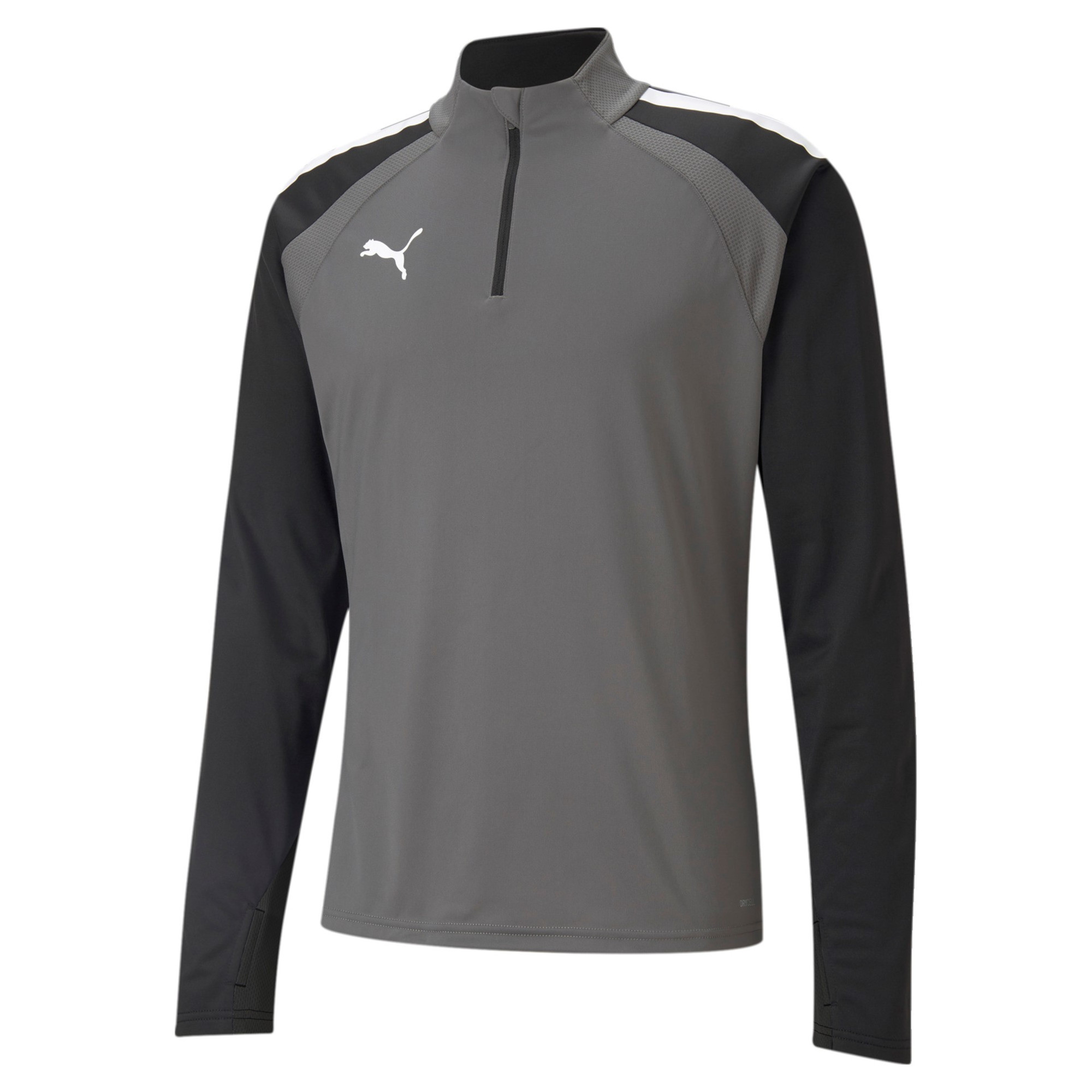 Puma Hombre Camiseta Manga Larga TeamLIGA 1/4 Cremallera Top 657236 - Imagen 8 de 9