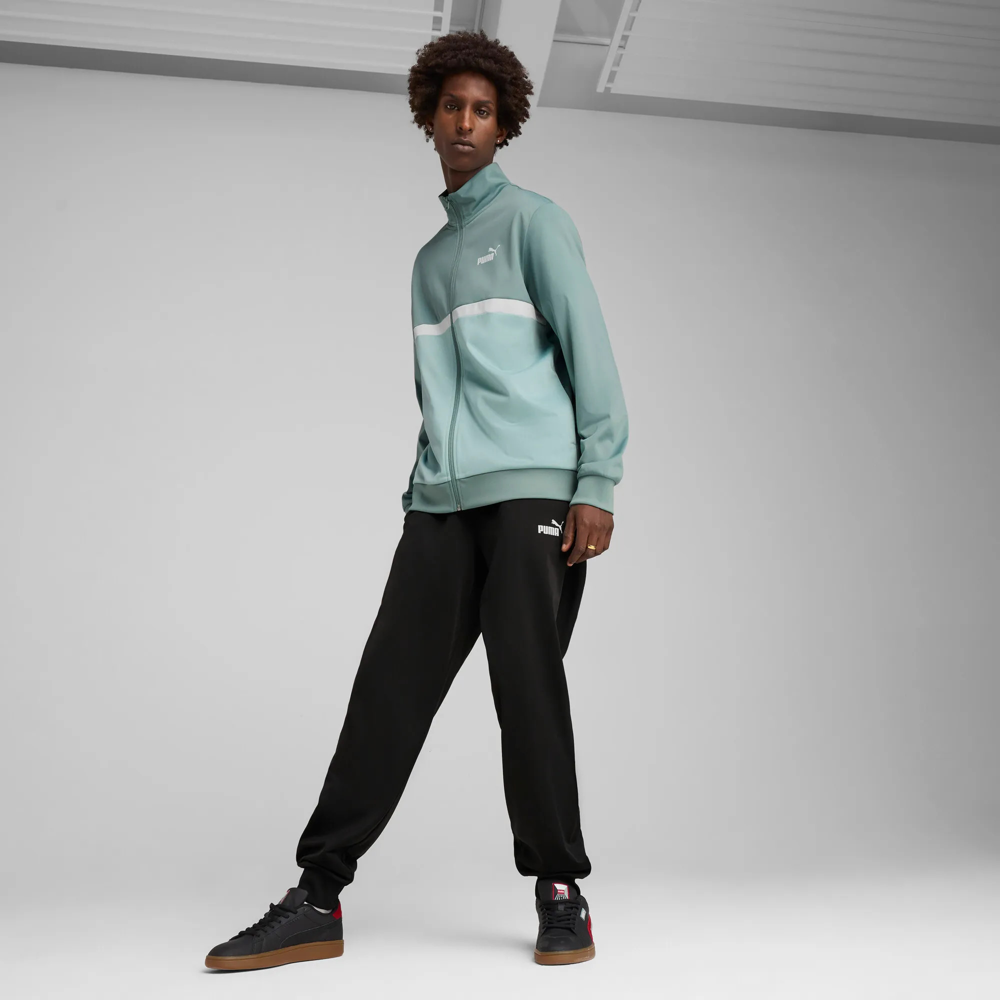 Traje de entrenamiento para hombre Puma Poly Colorblock Suit 684850 - Imagen 8 de 12