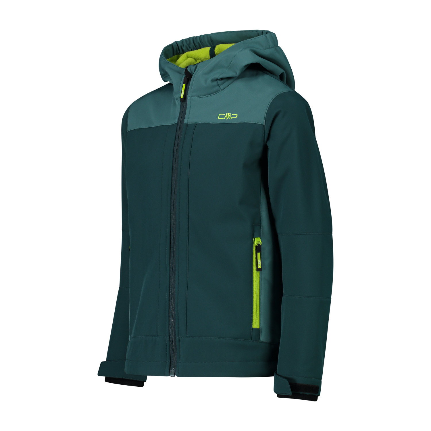 CMP Jungen Softshell Jacke Fix Hood 3A00094 Grün
