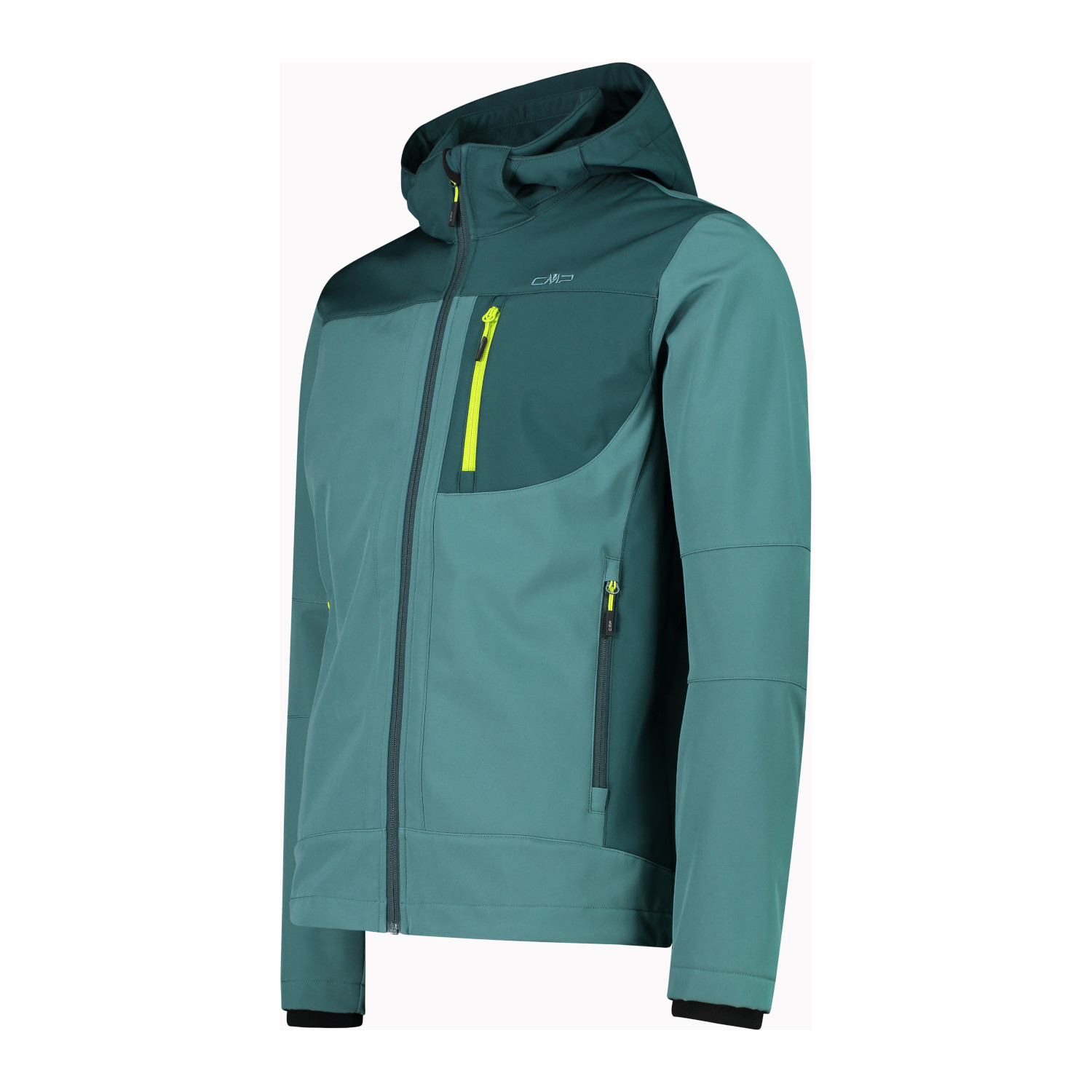 CMP Herren Softshell Jacke Zip Hood 3A01787N Oliv - Bild 6 von 6
