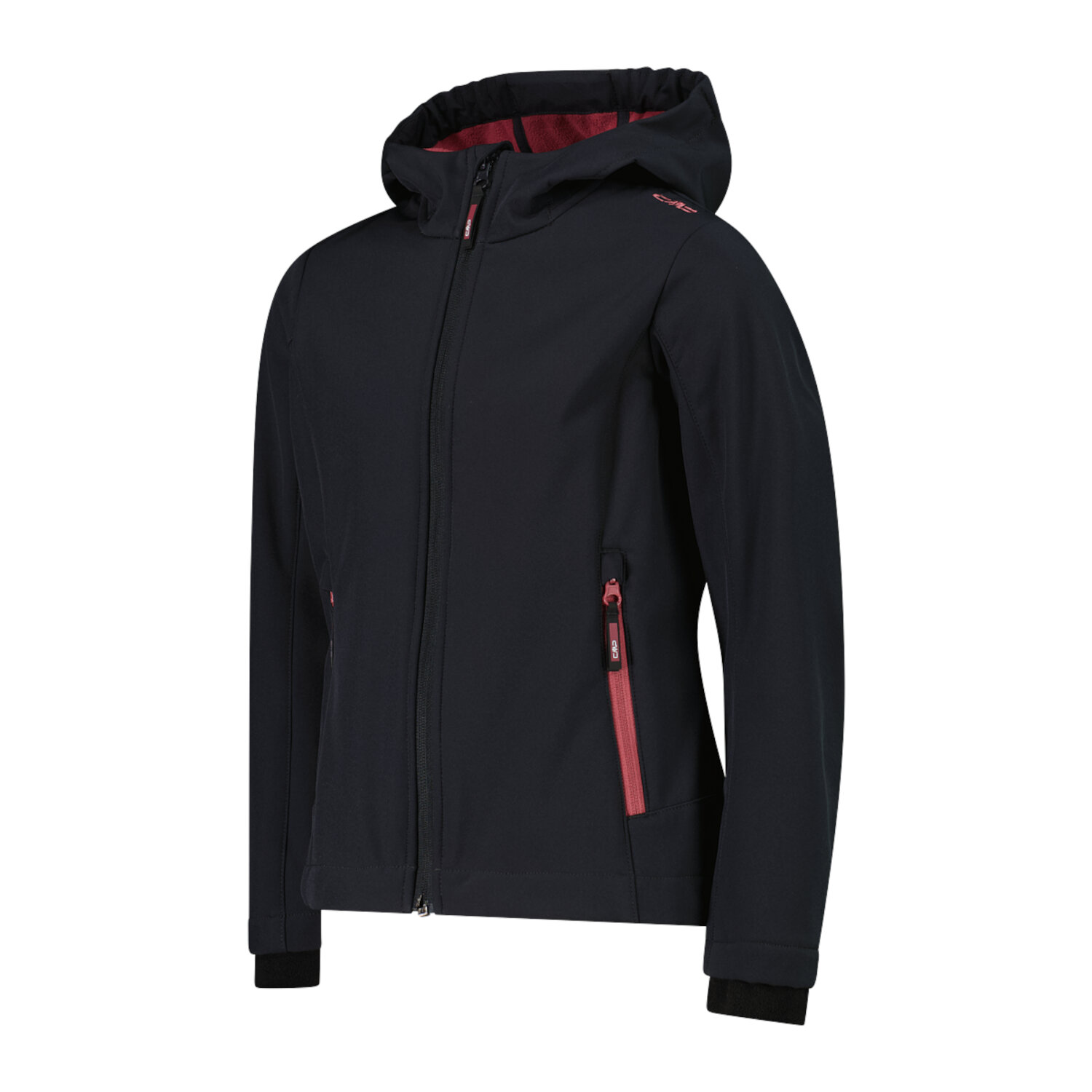 CMP Mädchen Softshell Jacke Fix Hood 3A29385N Schwarz - Produktbild 2