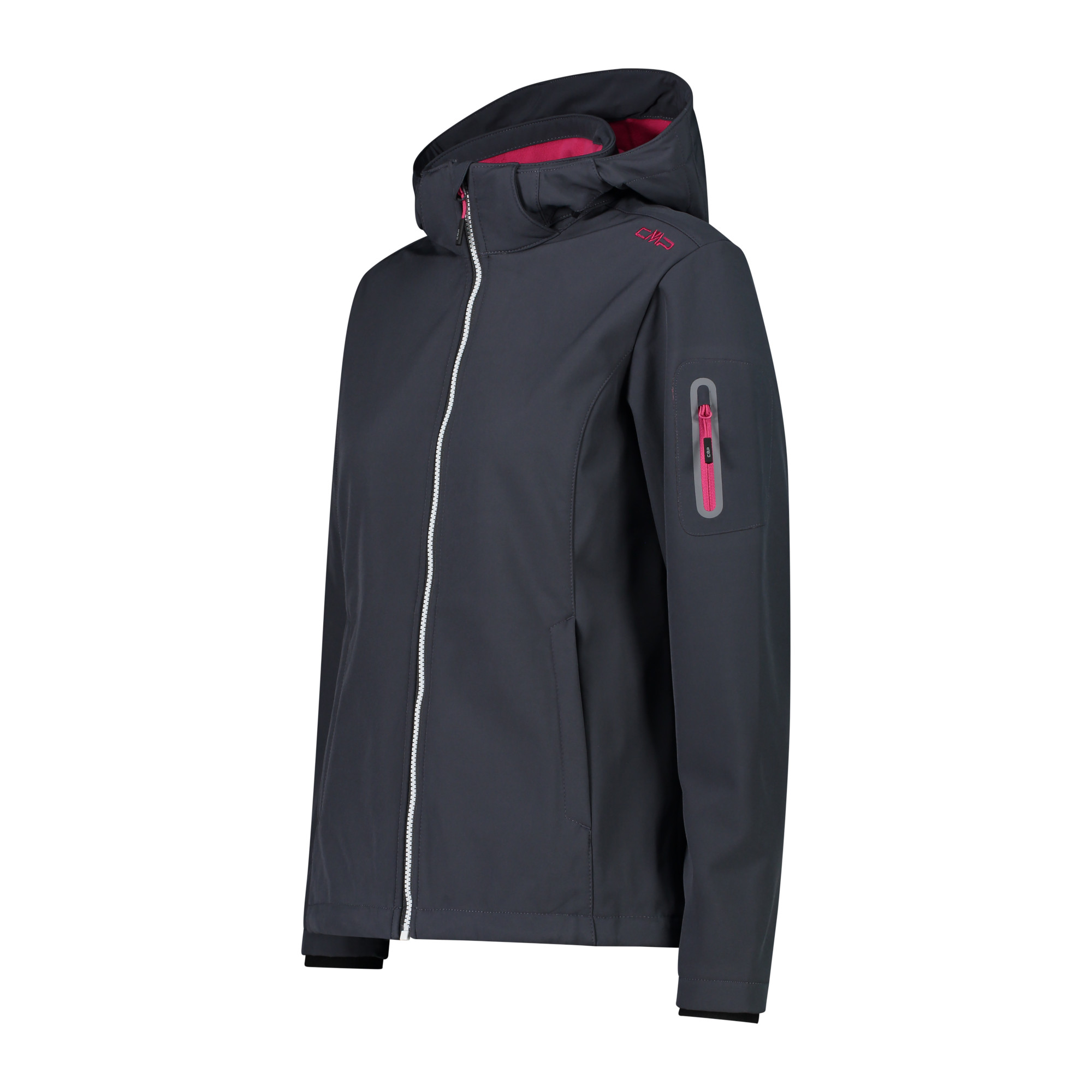 CMP Damen Softshelljacke Woman Jacket Zip Hood 39A5006 Rot